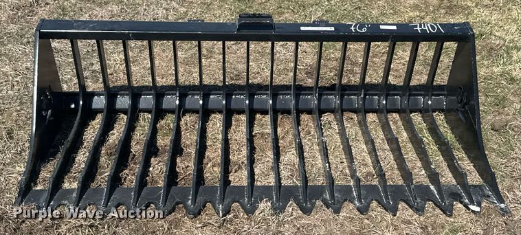 image for item DO0678 KC QT-SB-H76-V3 skid steer rock bucket