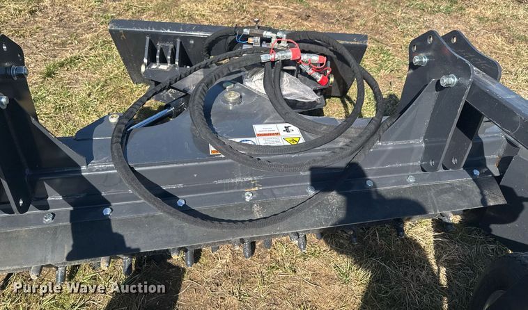 image for item DO0682 2024 LandHonor PR-12-72W skid steer power rake