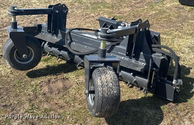 image for item DO0684 2024 LandHonor PR-12-72W skid steer power rake