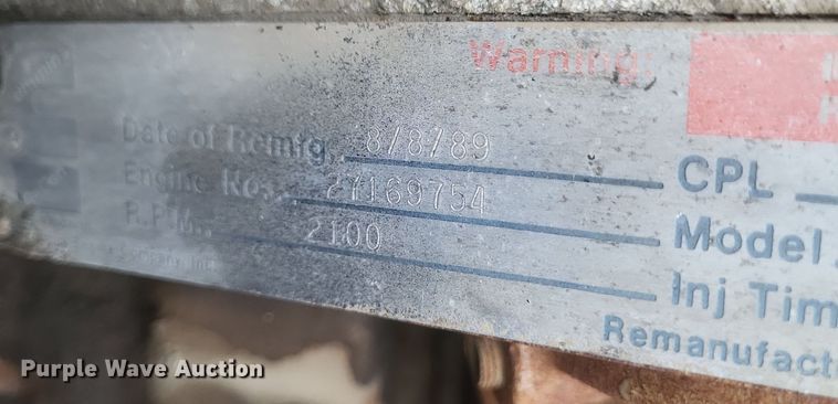 image for item DQ3865 1989 Peterbilt 379 glider kit fertilizer delivery truck