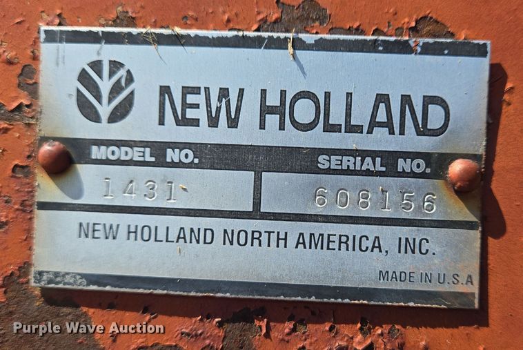 image for item DS5328 New Holland 1431 Discbine disc mower