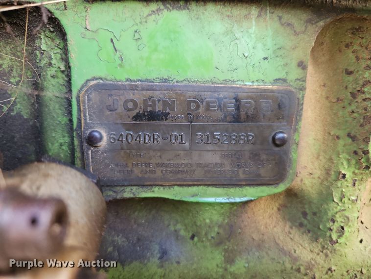 image for item DT7658 1972 John Deere 4020 tractor