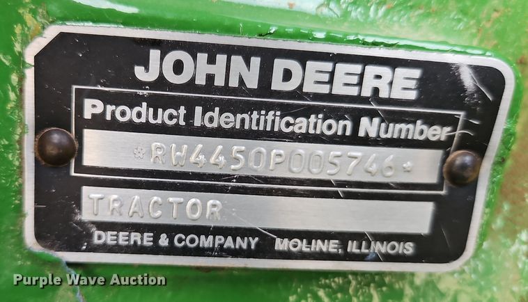image for item DT7659 1983 John Deere 4450 tractor