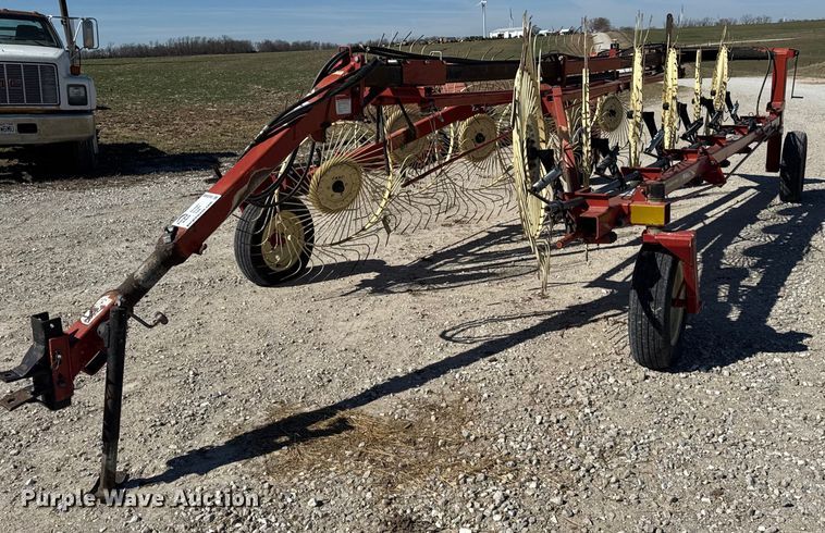 image for item DU3380 H&S 12WHL  high capacity hay rake