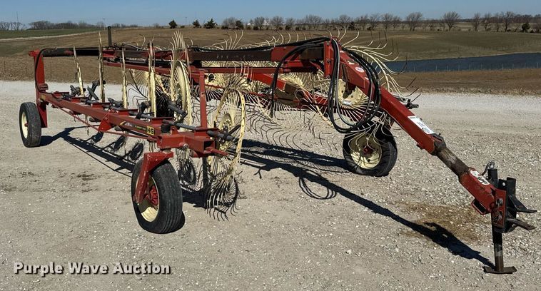 image for item DU3380 H&S 12WHL  high capacity hay rake