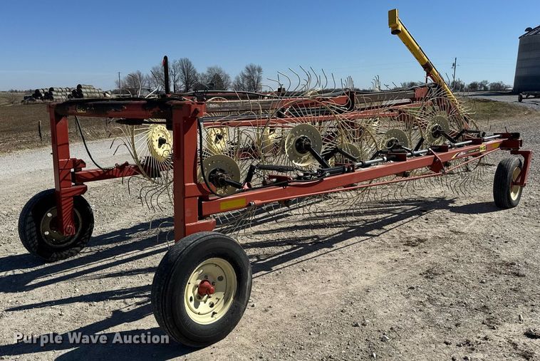 image for item DU3380 H&S 12WHL  high capacity hay rake