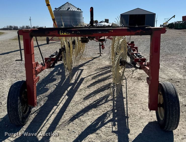 image for item DU3380 H&S 12WHL  high capacity hay rake