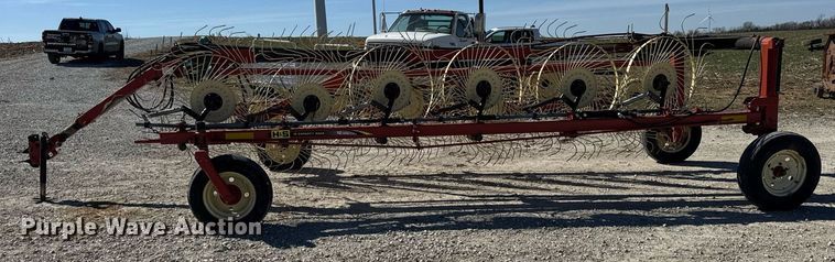 image for item DU3380 H&S 12WHL  high capacity hay rake