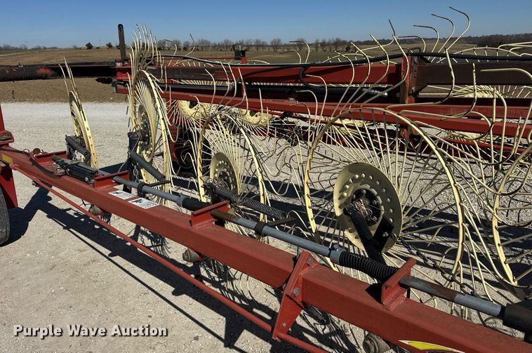 image for item DU3380 H&S 12WHL  high capacity hay rake