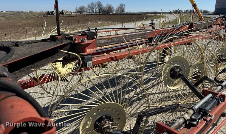 image for item DU3380 H&S 12WHL  high capacity hay rake