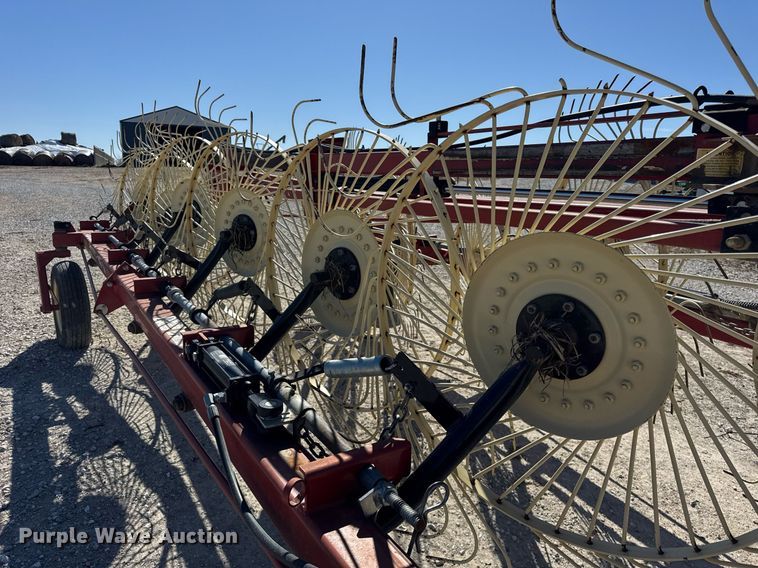 image for item DU3380 H&S 12WHL  high capacity hay rake