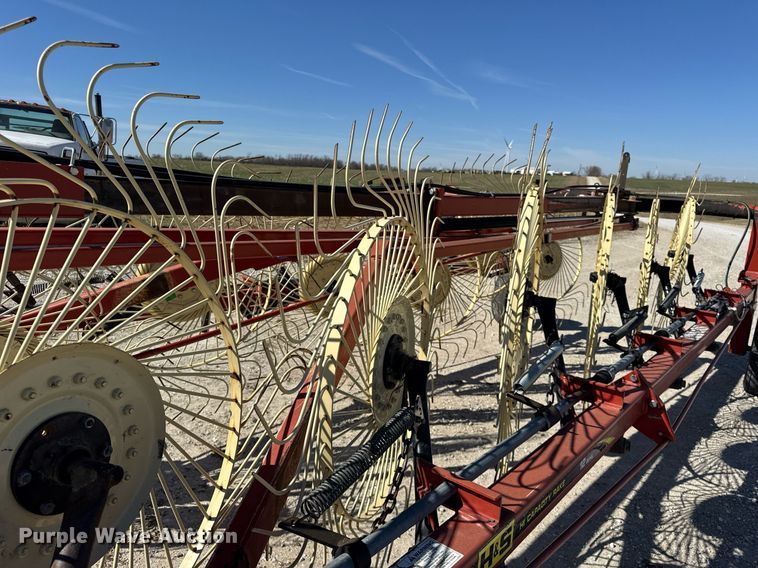 image for item DU3380 H&S 12WHL  high capacity hay rake