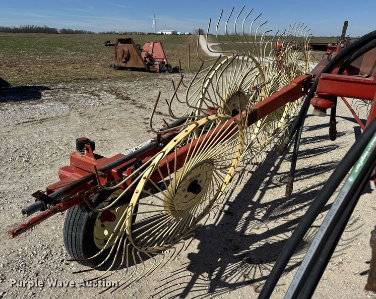 image for item DU3380 H&S 12WHL  high capacity hay rake
