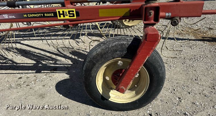 image for item DU3380 H&S 12WHL  high capacity hay rake