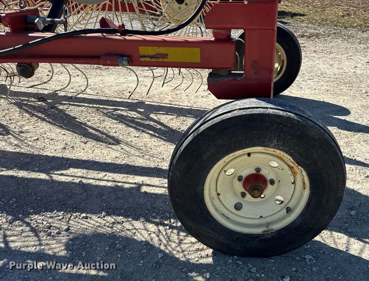 image for item DU3380 H&S 12WHL  high capacity hay rake