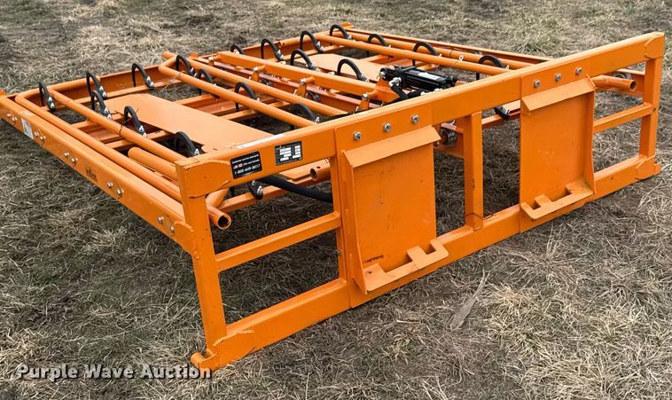 image for item DU9698 2024 LandHonor HAG-12-24Q skid steer bale grabber