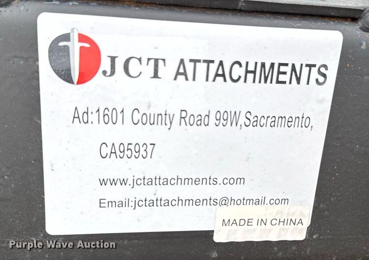 image for item DU9700 JCT Attachments skid steer rotary mower