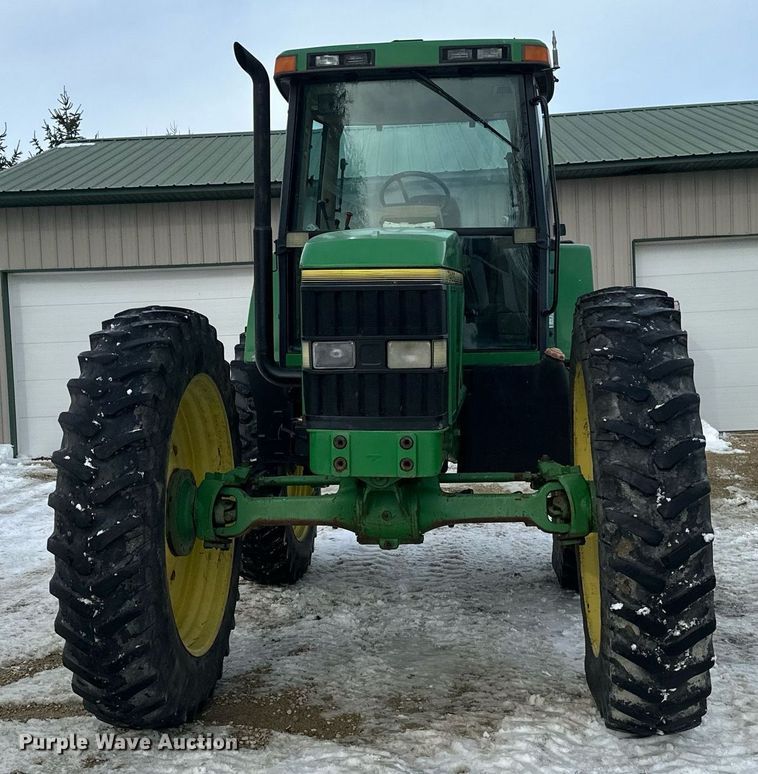 image for item DV0643 1996 John Deere 7400 MFWD tractor