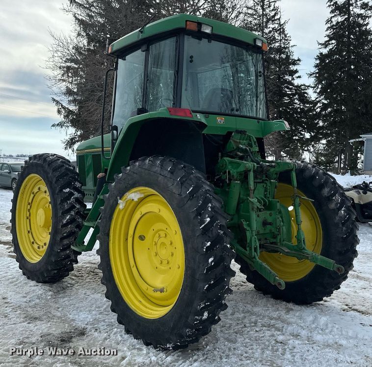 image for item DV0643 1996 John Deere 7400 MFWD tractor
