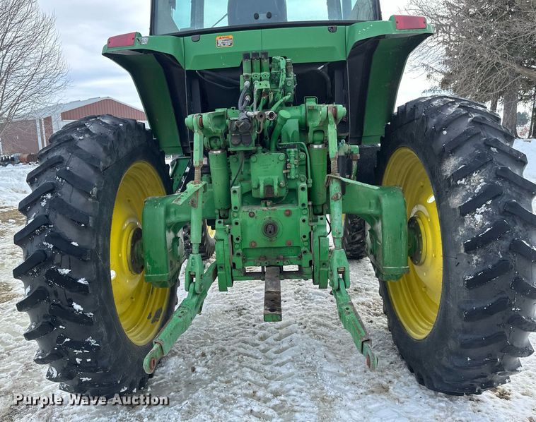 image for item DV0643 1996 John Deere 7400 MFWD tractor