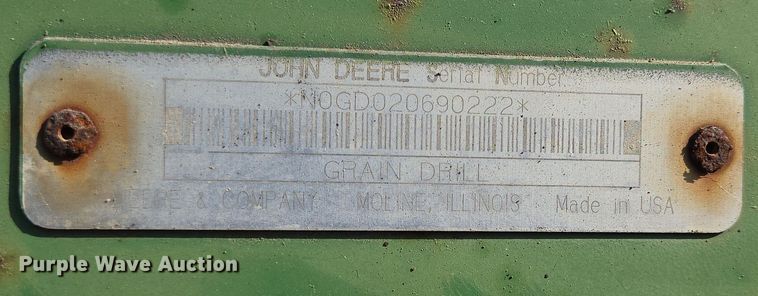image for item DV1340 John Deere 1560 no-till grain drill