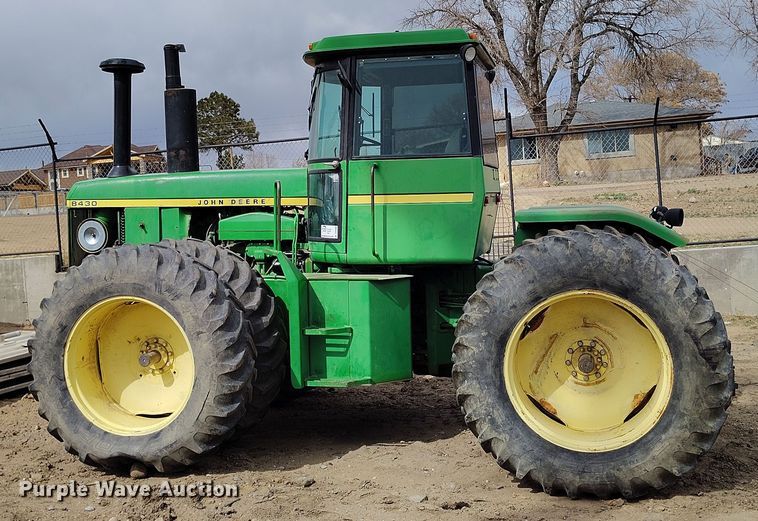 image for item DV6696 1978 John Deere 8430 4WD tractor