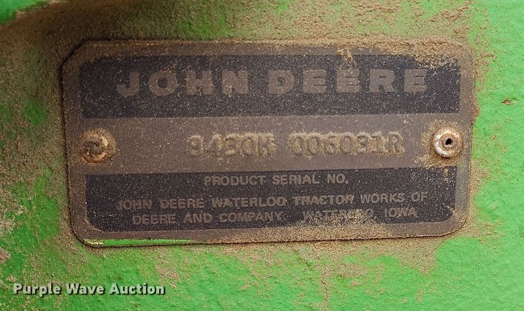 image for item DV6696 1978 John Deere 8430 4WD tractor
