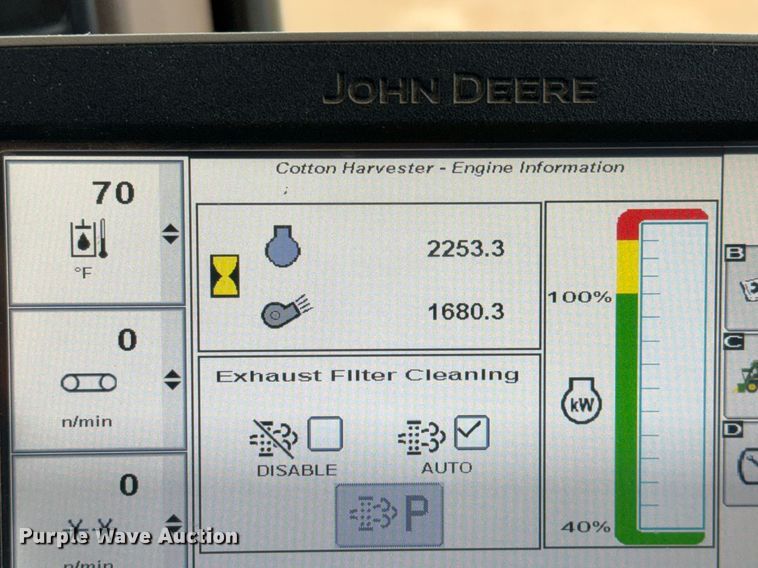 image for item ED5548 2015 John Deere CS690 RWA cotton stripper