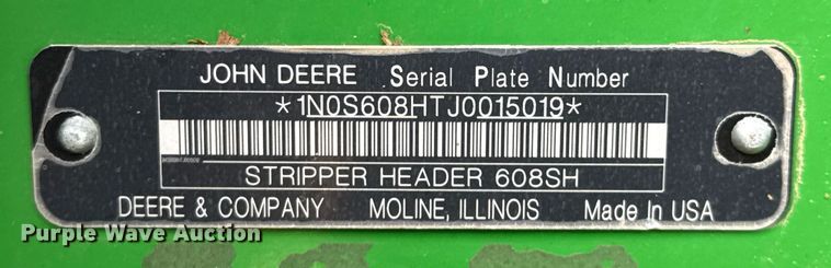 image for item ED5549 2018 John Deere CS690 RWA cotton stripper