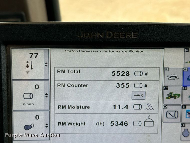 image for item ED5549 2018 John Deere CS690 RWA cotton stripper