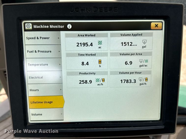 image for item ED5550 2020 John Deere R4060 sprayer