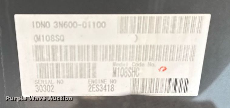 image for item EG2656 2014 Kubota M108S tractor