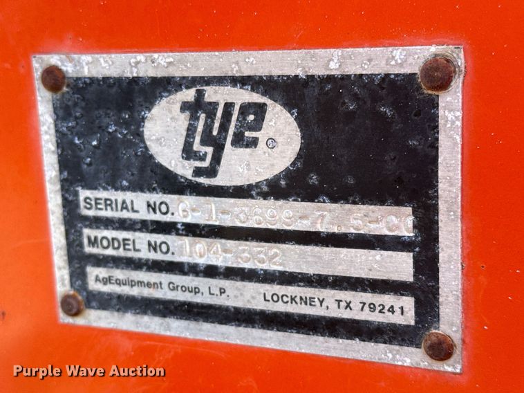 image for item EJ3525 Tye 104-332 grain drill