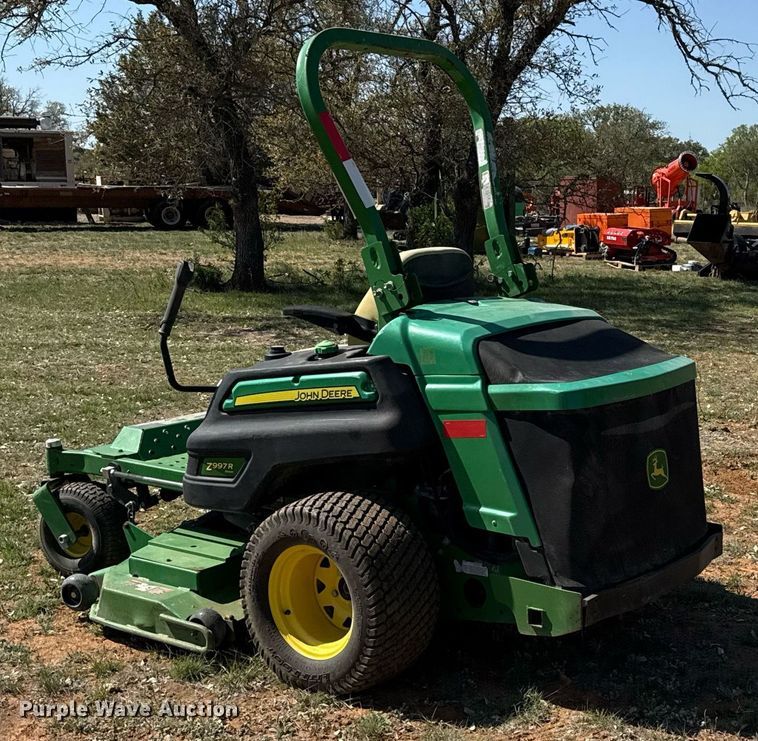 image for item EJ3529 2015 John Deere Z997R ZTR lawn mower