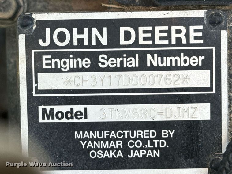 image for item EJ3529 2015 John Deere Z997R ZTR lawn mower