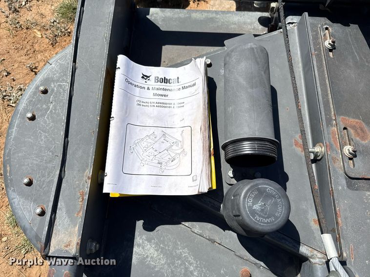 image for item EJ3559 2008 Bobcat skid steer finish mower