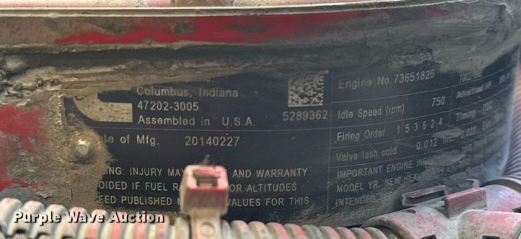 image for item EK0471 2015 Blue Bird All American school bus