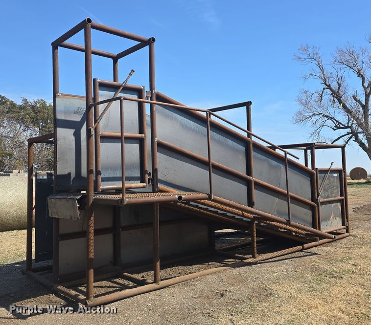 image for item EK5042 Shop built livestock loading chute