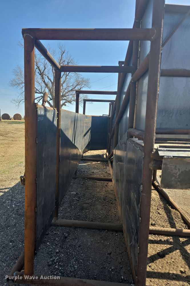 image for item EK5042 Shop built livestock loading chute