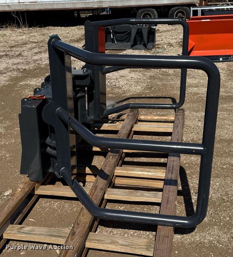 image for item EM3675 2024 Wolverine BSH-12-75D skid steer bale grabber