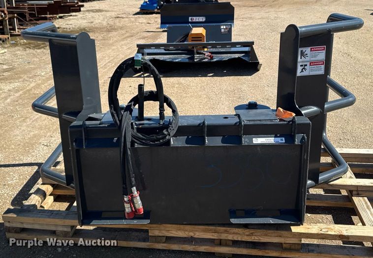 image for item EM3675 2024 Wolverine BSH-12-75D skid steer bale grabber