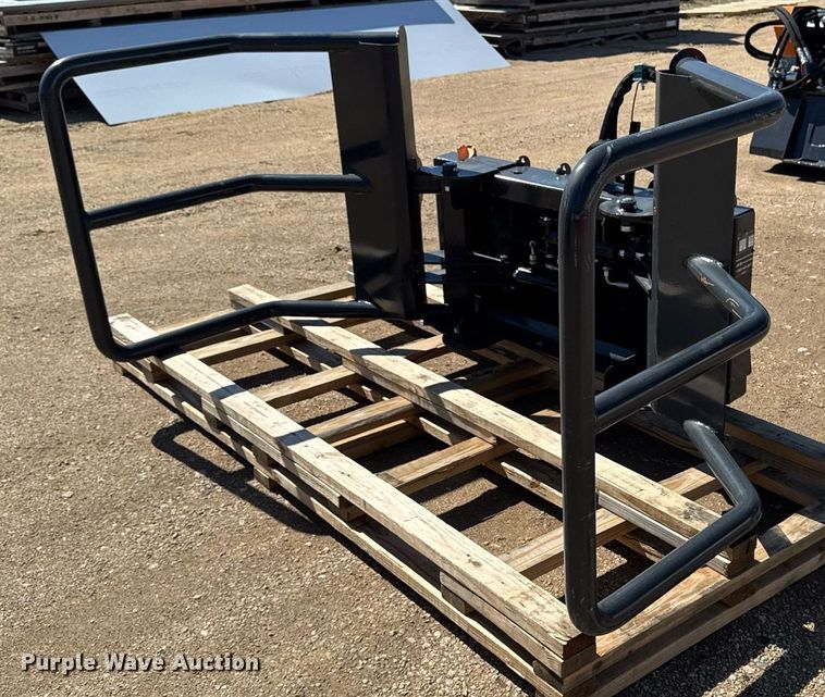 image for item EM3675 2024 Wolverine BSH-12-75D skid steer bale grabber