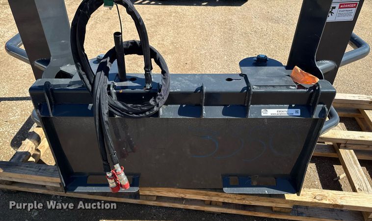 image for item EM3675 2024 Wolverine BSH-12-75D skid steer bale grabber