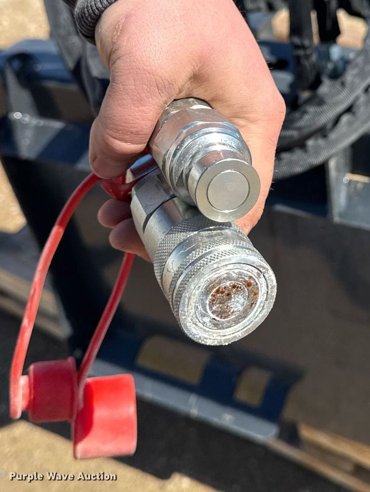 image for item EM3675 2024 Wolverine BSH-12-75D skid steer bale grabber