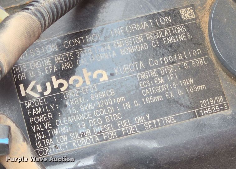 image for item EN8693 2020 Kubota  BX23S MFWD tractor