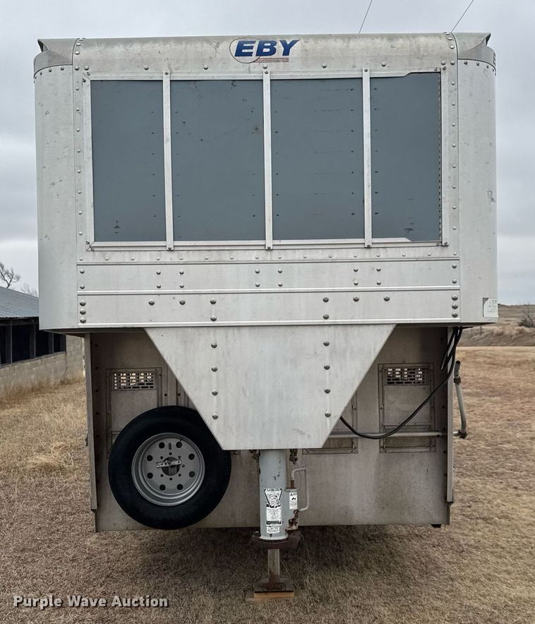 image for item EQ1134 2014 M.H. EBY Ruff Neck livestock trailer