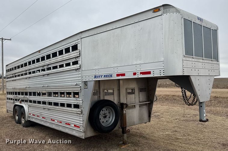image for item EQ1134 2014 M.H. EBY Ruff Neck livestock trailer