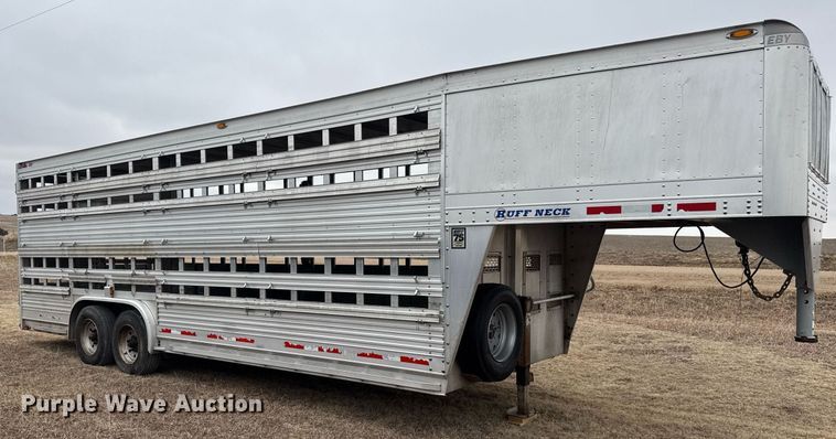 image for item EQ1134 2014 M.H. EBY Ruff Neck livestock trailer