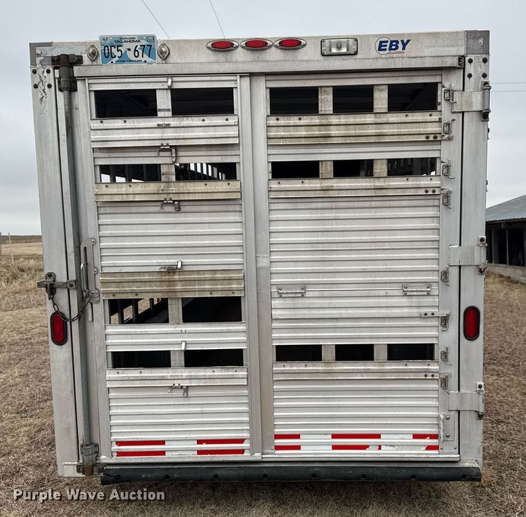 image for item EQ1134 2014 M.H. EBY Ruff Neck livestock trailer