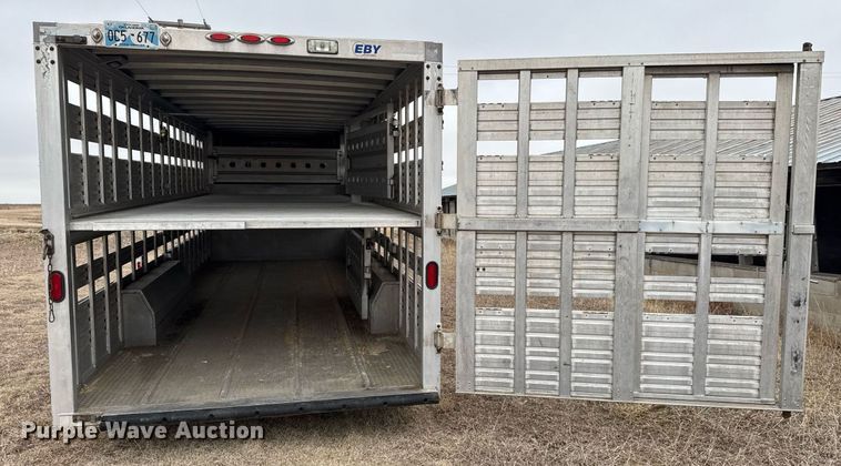 image for item EQ1134 2014 M.H. EBY Ruff Neck livestock trailer
